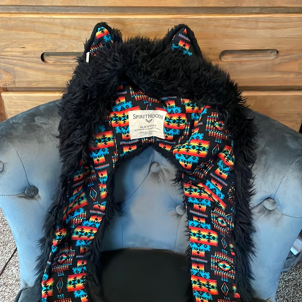 SpiritHoods Black Wolf